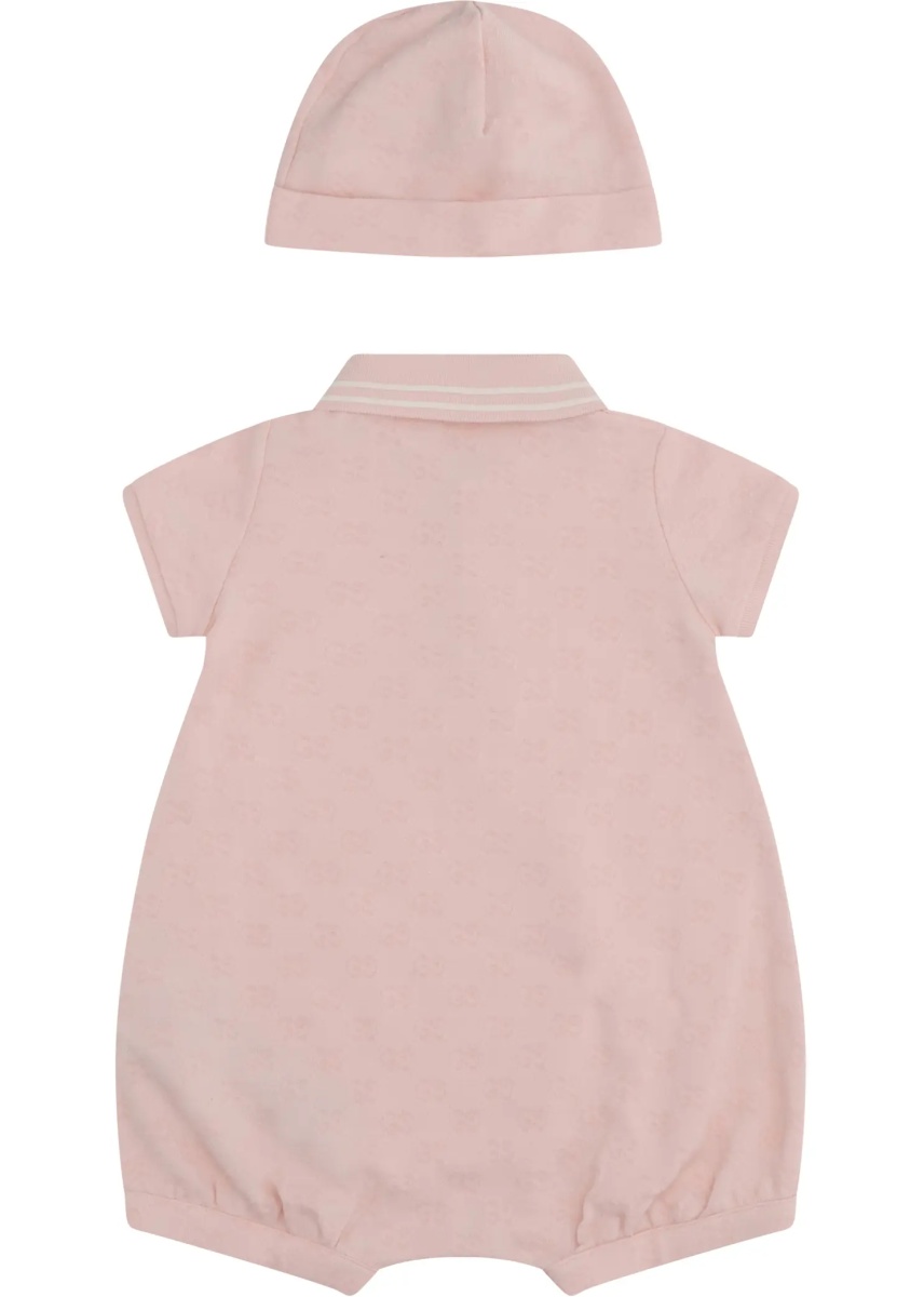 Rochii Baby GG cotton two-piece gift Set - Img 2
