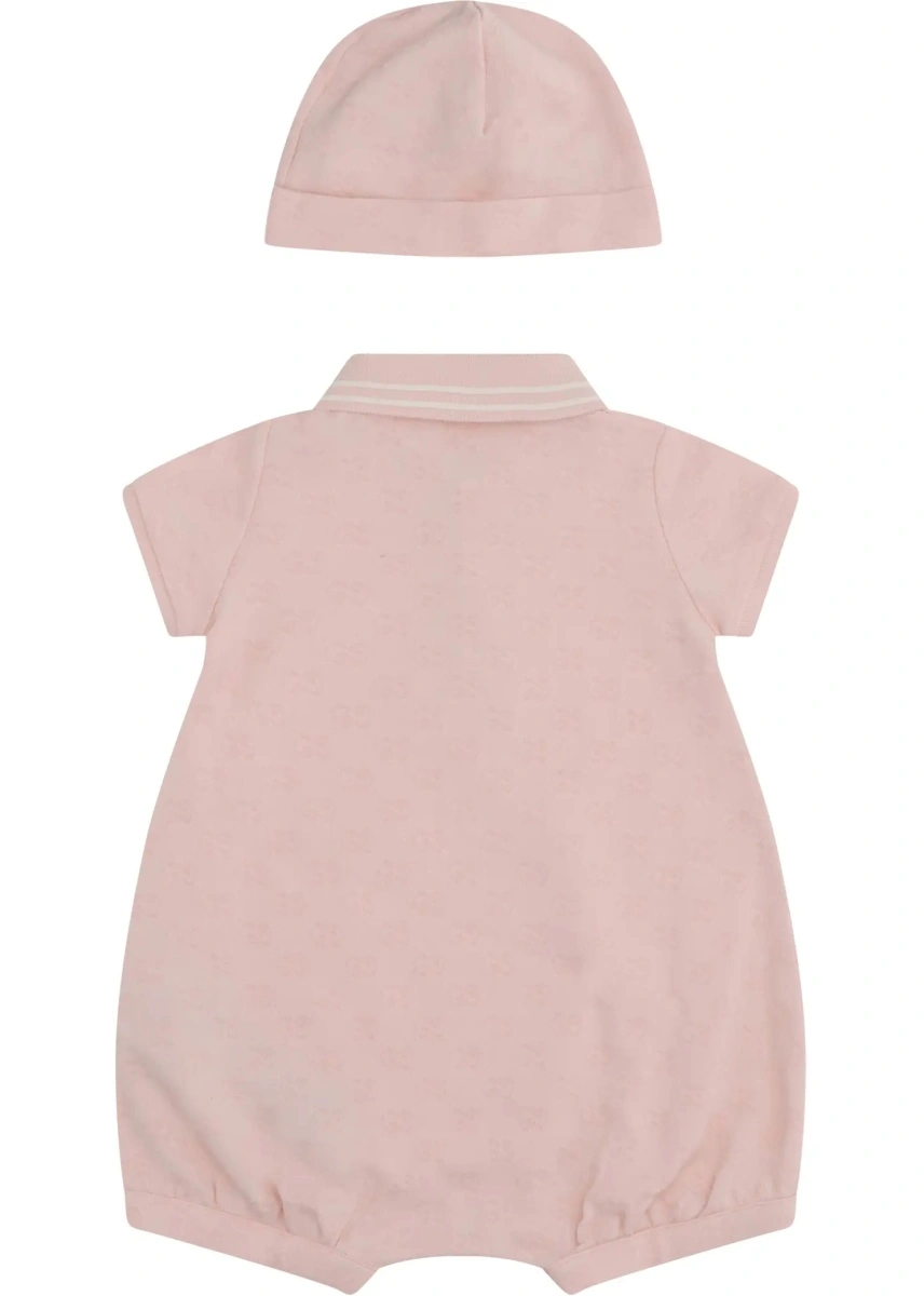 Rochii Baby GG cotton two-piece gift Set - Img 2