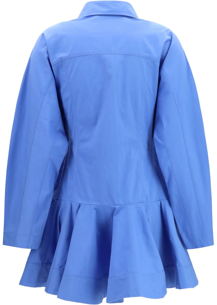 Rochii Cotton Shirt Dress with balloon skirt - Img 2