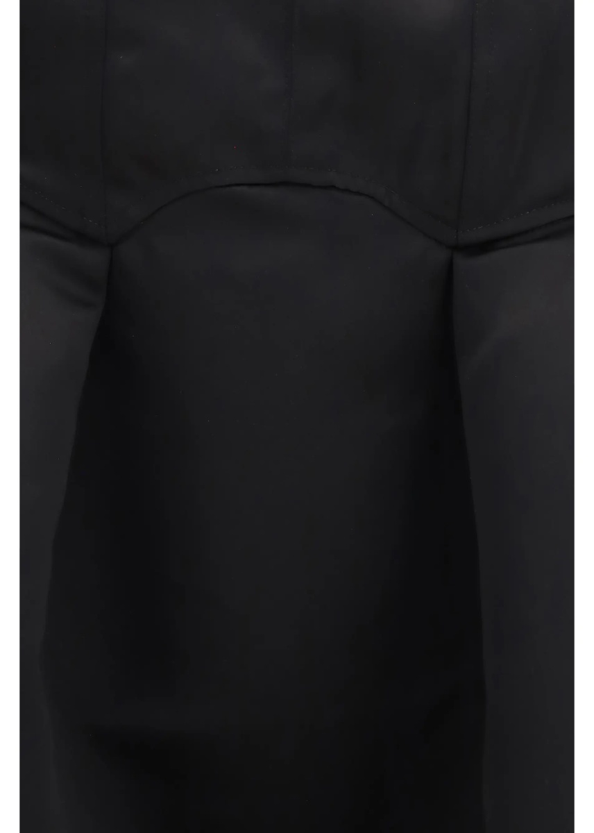 Rochii Duchesse satin midi Dress with corset - Img 3