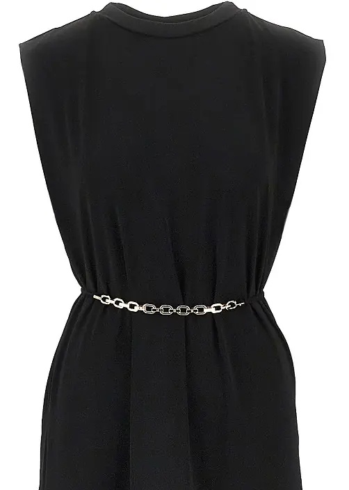 Rochii Jersey long dress with chain belt - Img 2