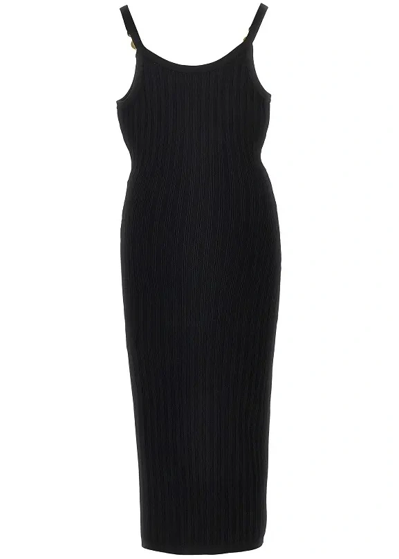 Rochii Knitted midi dress with Medusa motif - Img 3