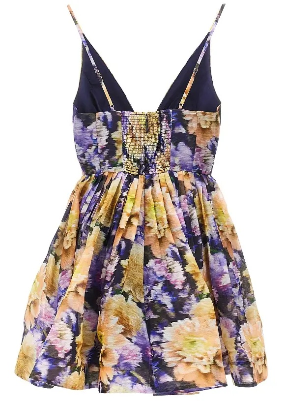 Rochii 'Luna' floral organdy mini dress - Img 3