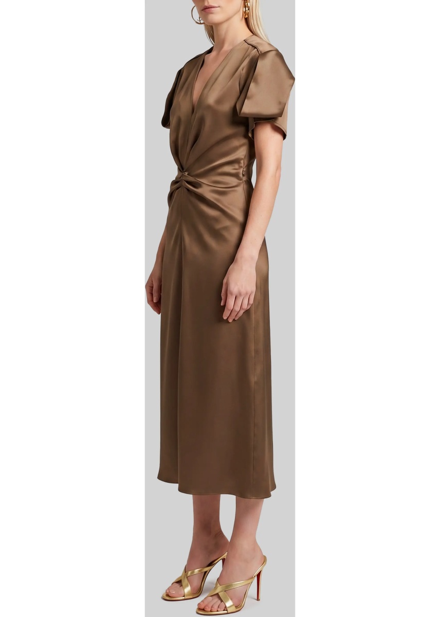 Rochii Midi Dress With Draping - Img 2