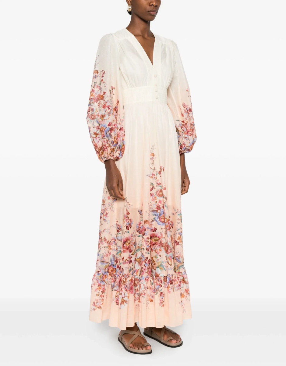Rochii V-Neck Long Dress - Img 3