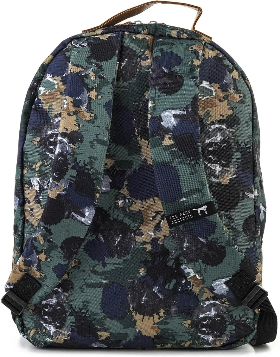 Rucsac PLECAK THE SOCIETY PACK XCLASSIC BACKPACK GREEN CAMO ALLOVER - Img 4