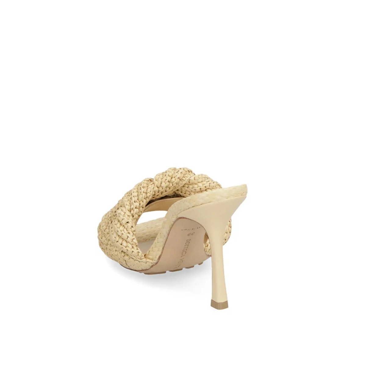Saboti Bottega Veneta Lido Raffia Mules - Img 3