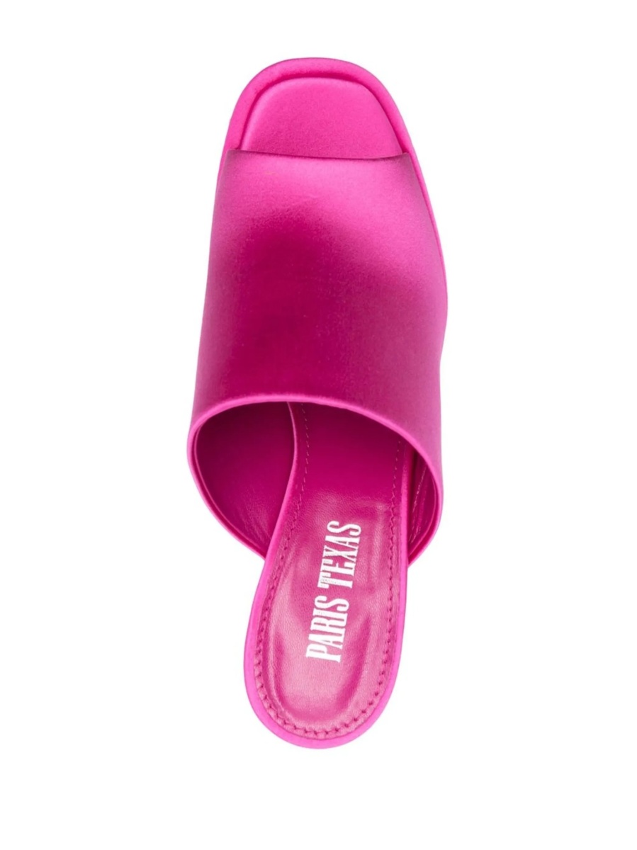 Saboti Paris Texas roz din material textil - Img 4