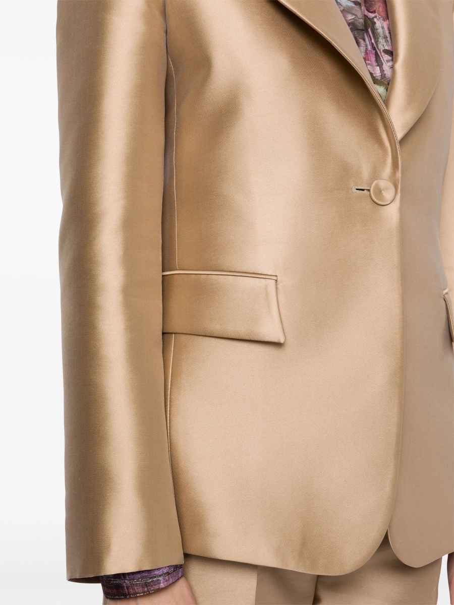 Sacou Alberta Ferretti neutru - Img 4
