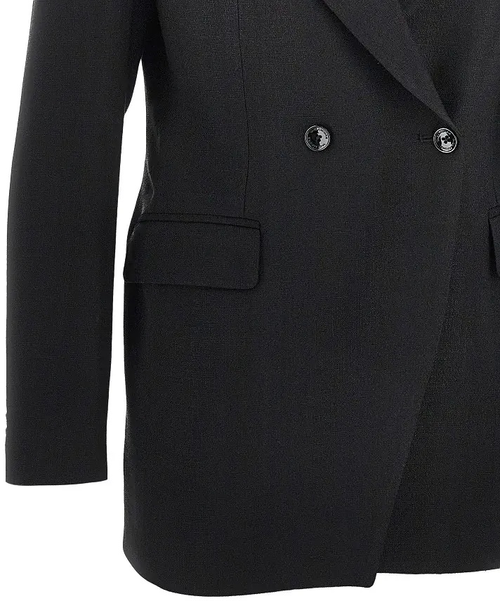 Sacou 'Astra' double-breasted canvas jacket - Img 2