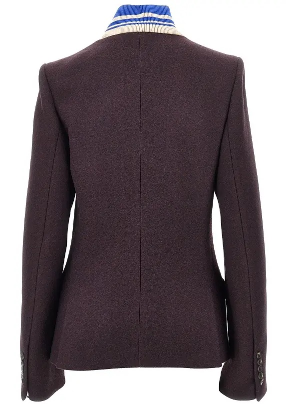 Sacou Cloth jacket with ribbed collar - Img 3