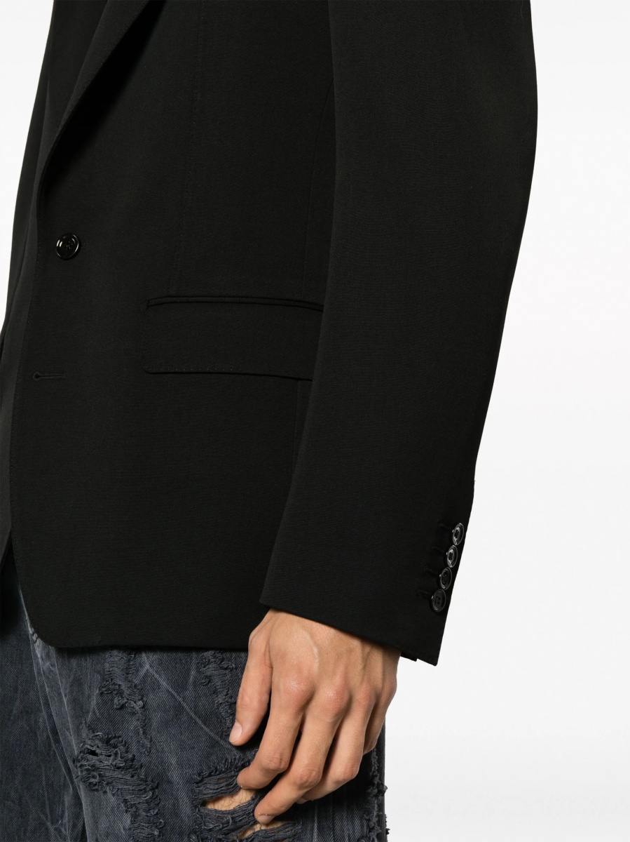 Sacou Dolce &amp; Gabbana negru din lana - Img 5