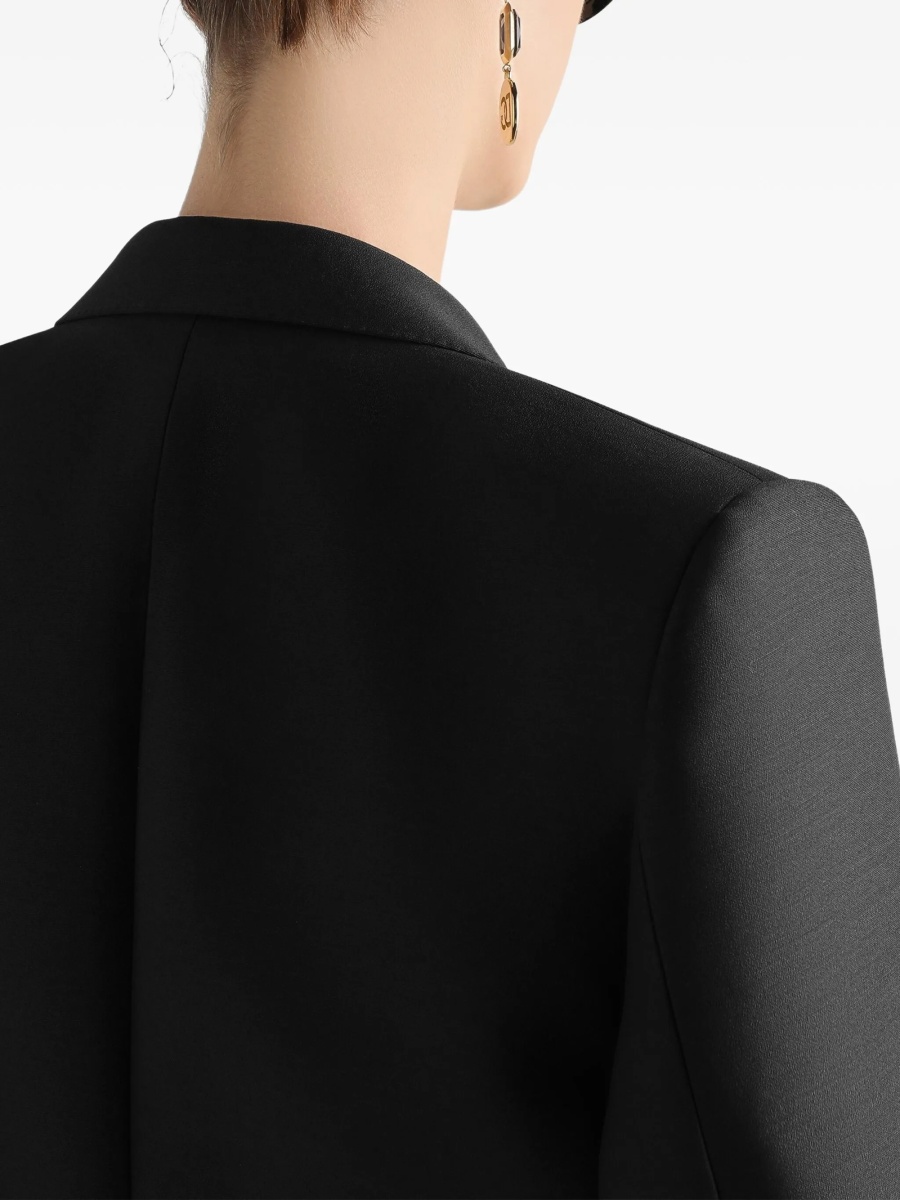 Sacou Dolce &amp; Gabbana negru din matase si lana - Img 4