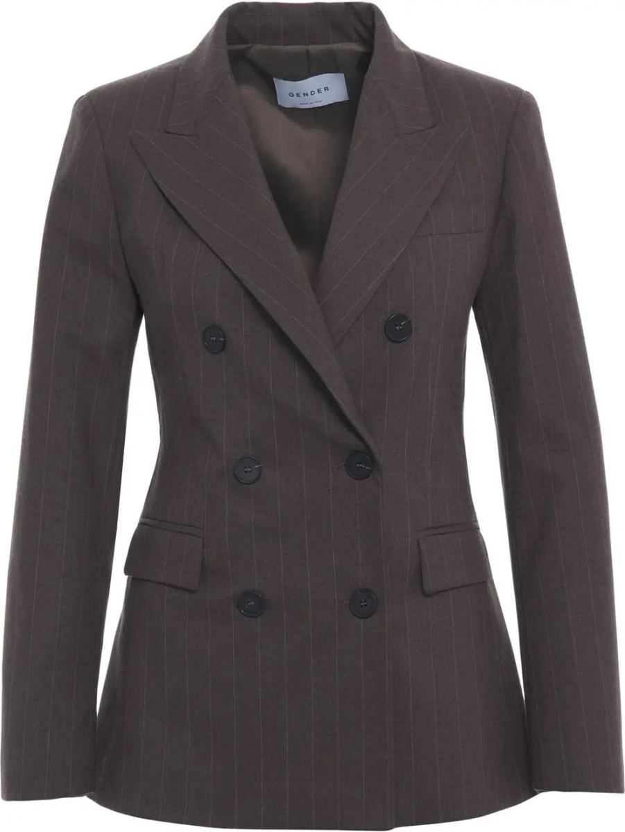Sacou Double-breasted blazer in a striped pattern - Img 2