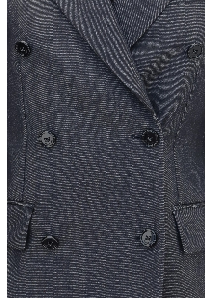 Sacou Double-breasted wool Blazer - Img 3
