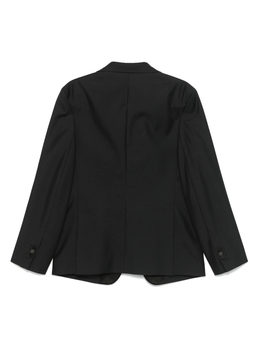 Sacou DSQUARED2 negru din lana si matase - Img 2