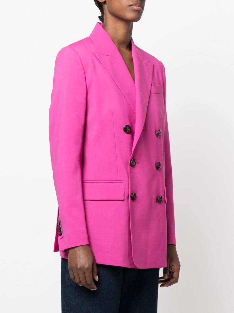 Sacou DSQUARED2 roz din lana si polyester - Img 3