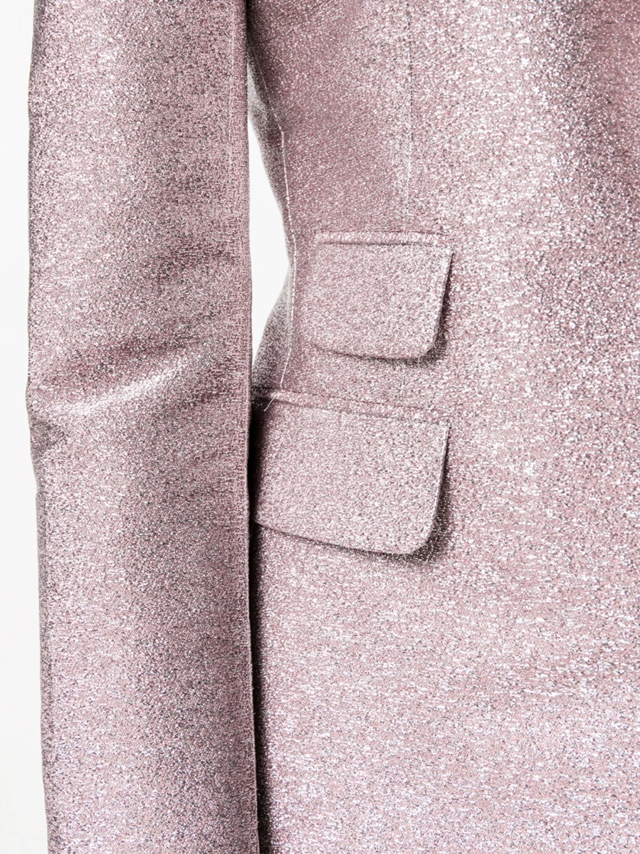 Sacou DSQUARED2 roz din polyester si matase - Img 5