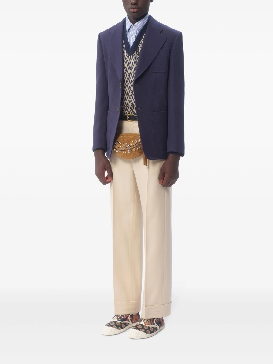 Sacou elegant Valentino Garavani albastru - Img 2