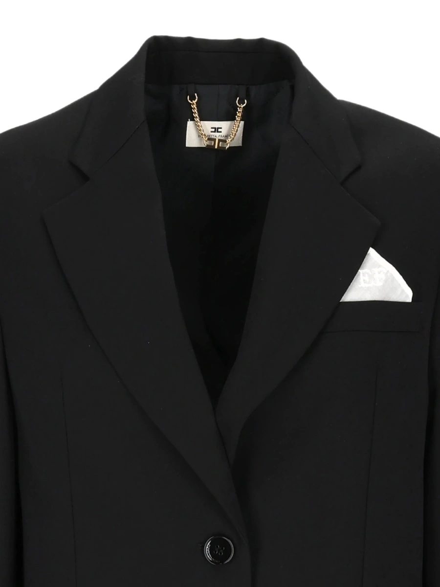 Sacou Elisabetta Franchi negru - Img 4