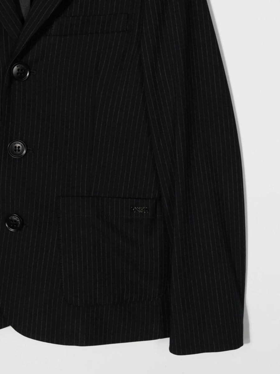 Sacou Emporio Armani albastru din vascoza si spandex/elastan - Img 3