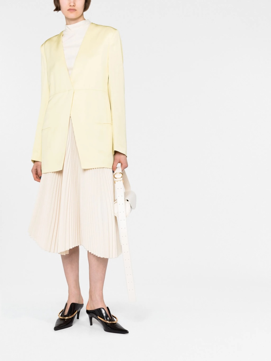 Sacou Jil Sander verde din vascoza - Img 4