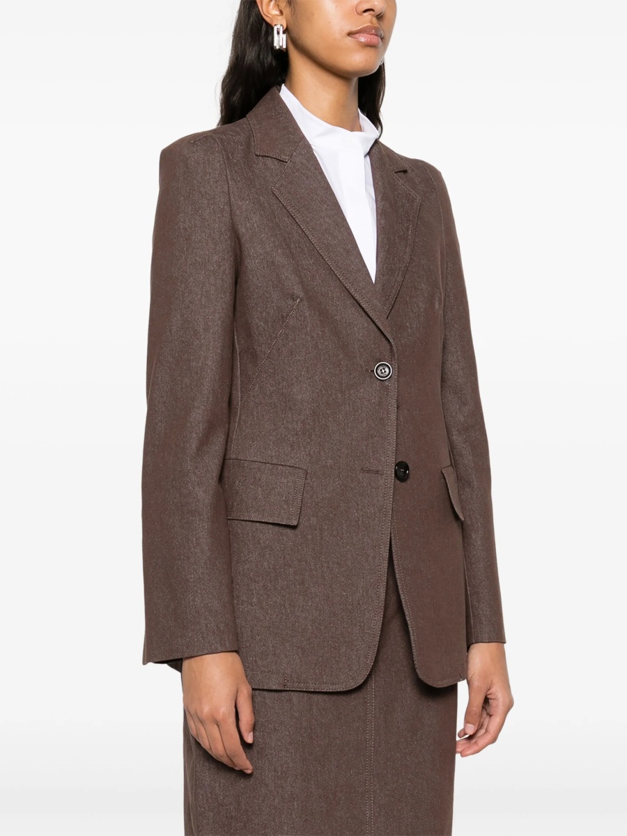 Sacou Max Mara maro din bumbac - Img 3