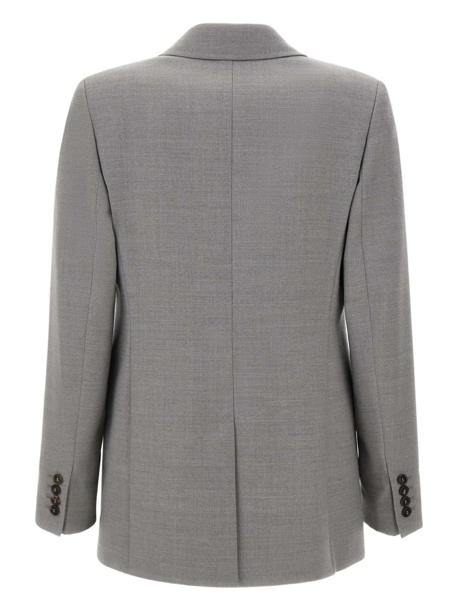 Sacou MaxMara Studio gri din lycra si lana - Img 2