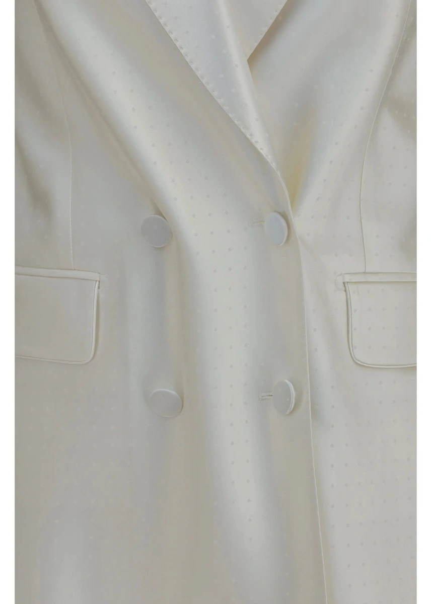 Sacou Polka-dot satin double-breasted Blazer - Img 3