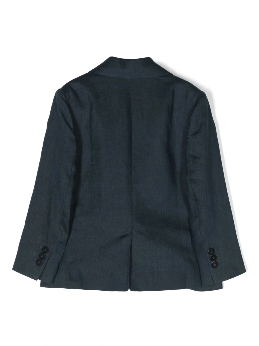 Sacou Stella McCartney albastru din cupru si in - Img 2