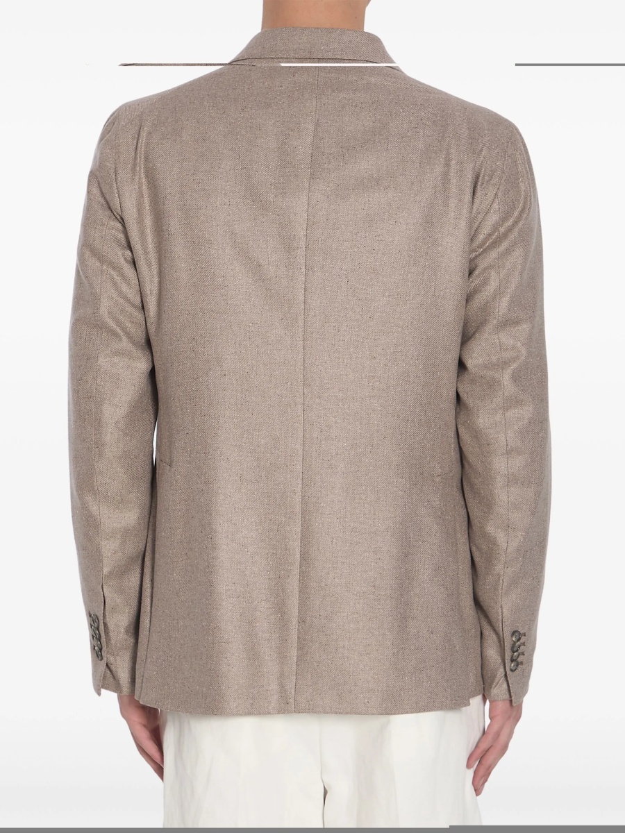 Sacou Tagliatore neutru din matase - Img 3
