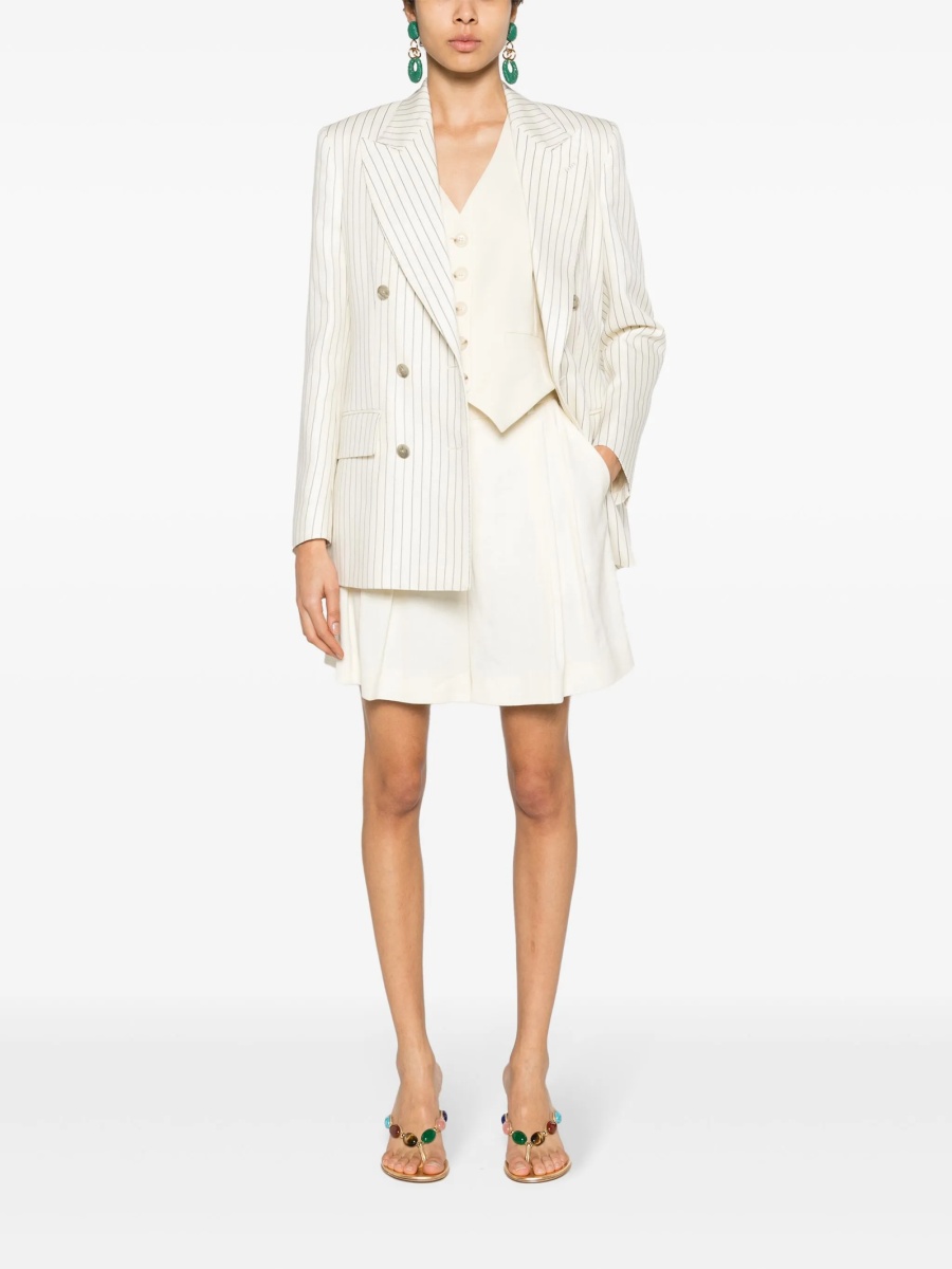 Sacou Tom Ford neutru din lana si matase - Img 2