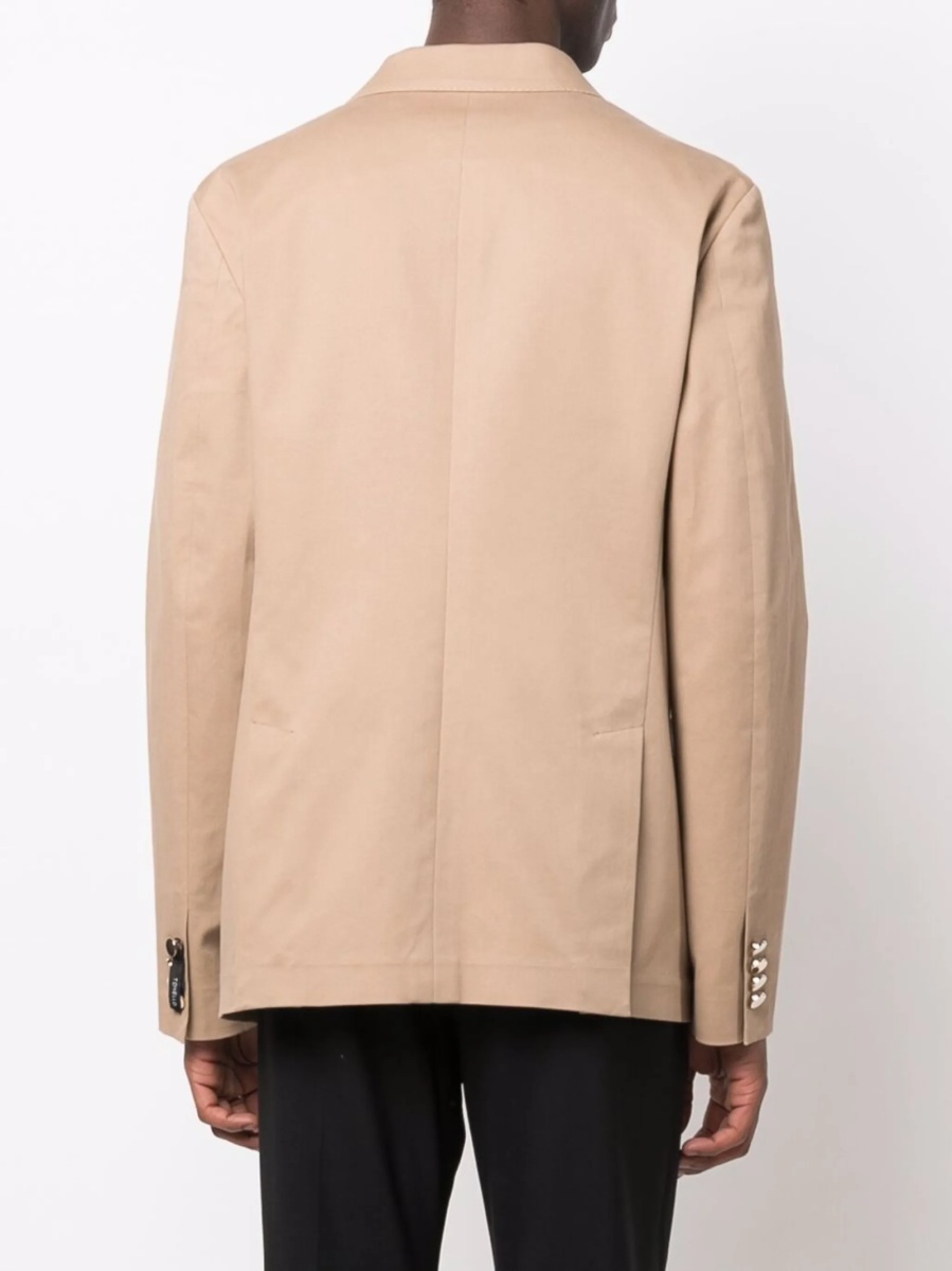 Sacou Tonello neutru din bumbac si spandex/elastan - Img 4