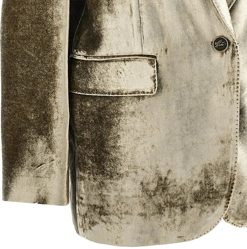 Sacou Velvet single-breasted jacket - Img 2