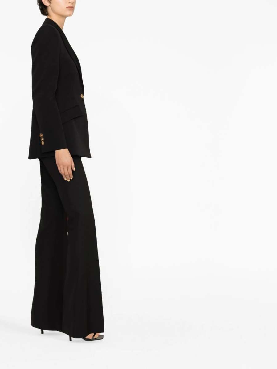 Sacou Versace negru din spandex/elastan si lana - Img 3