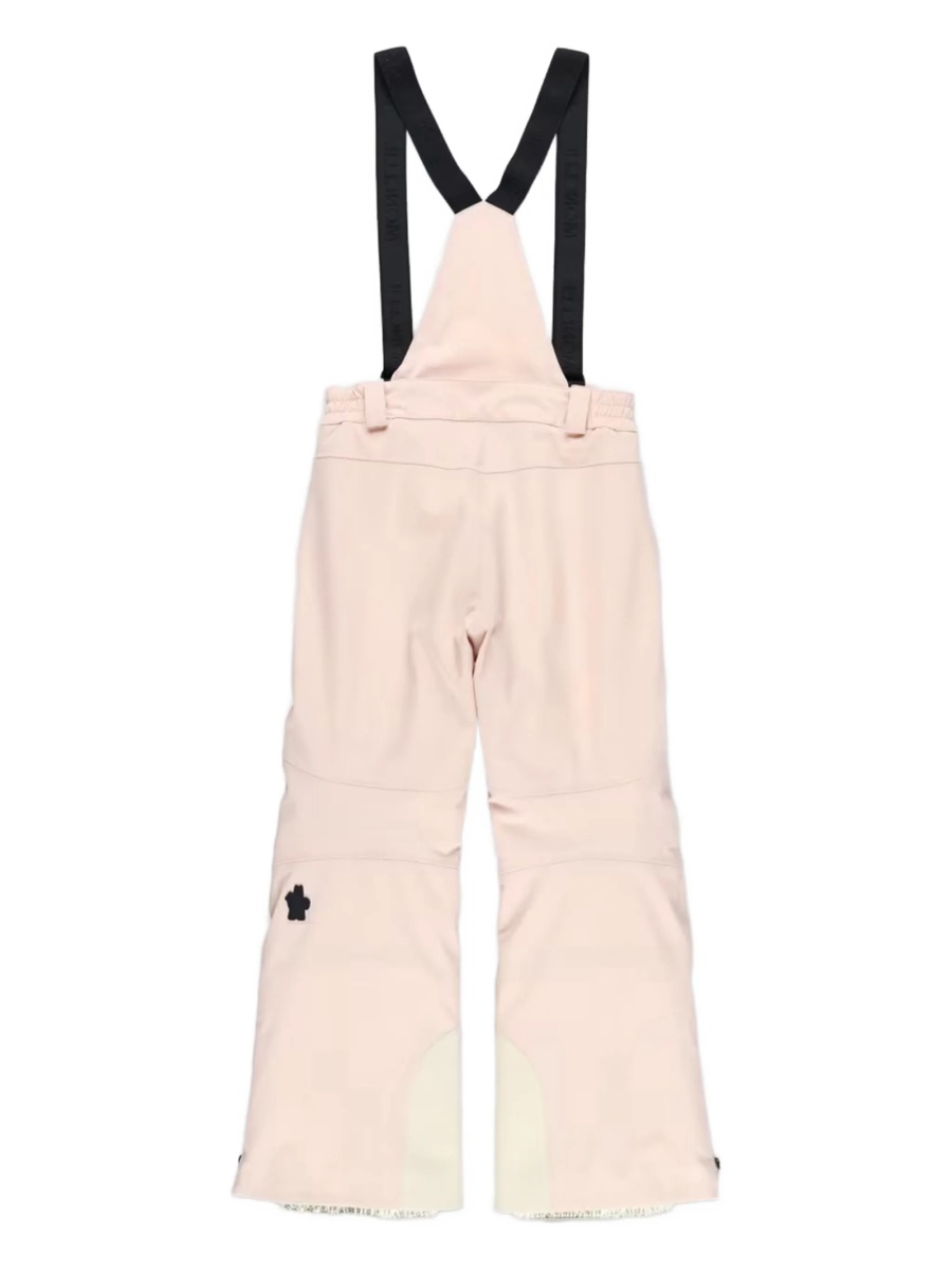 Salopeta Moncler Grenoble roz din poliamida si elastan - Img 2
