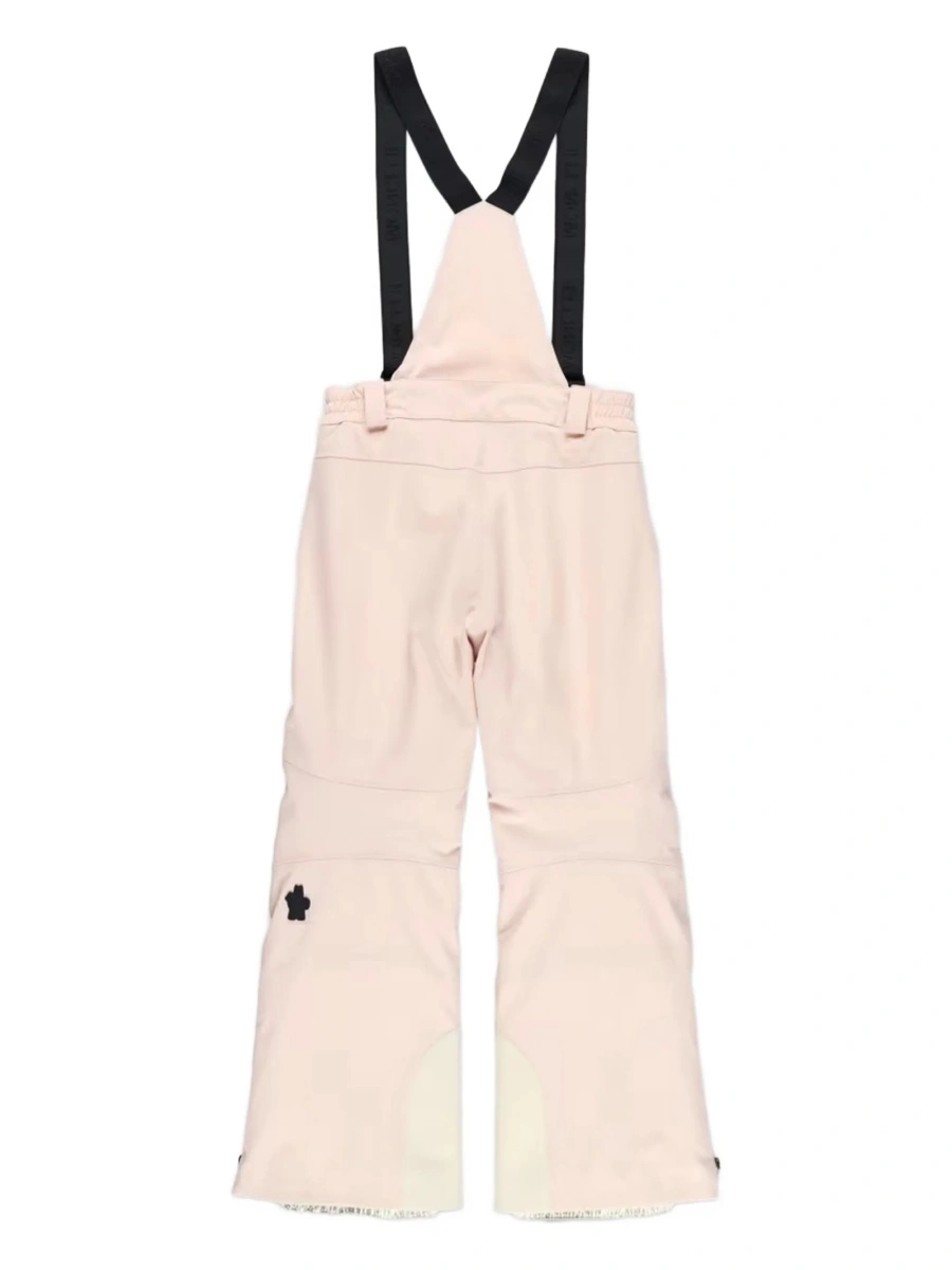 Salopeta Moncler Grenoble roz din poliamida si elastan - Img 2