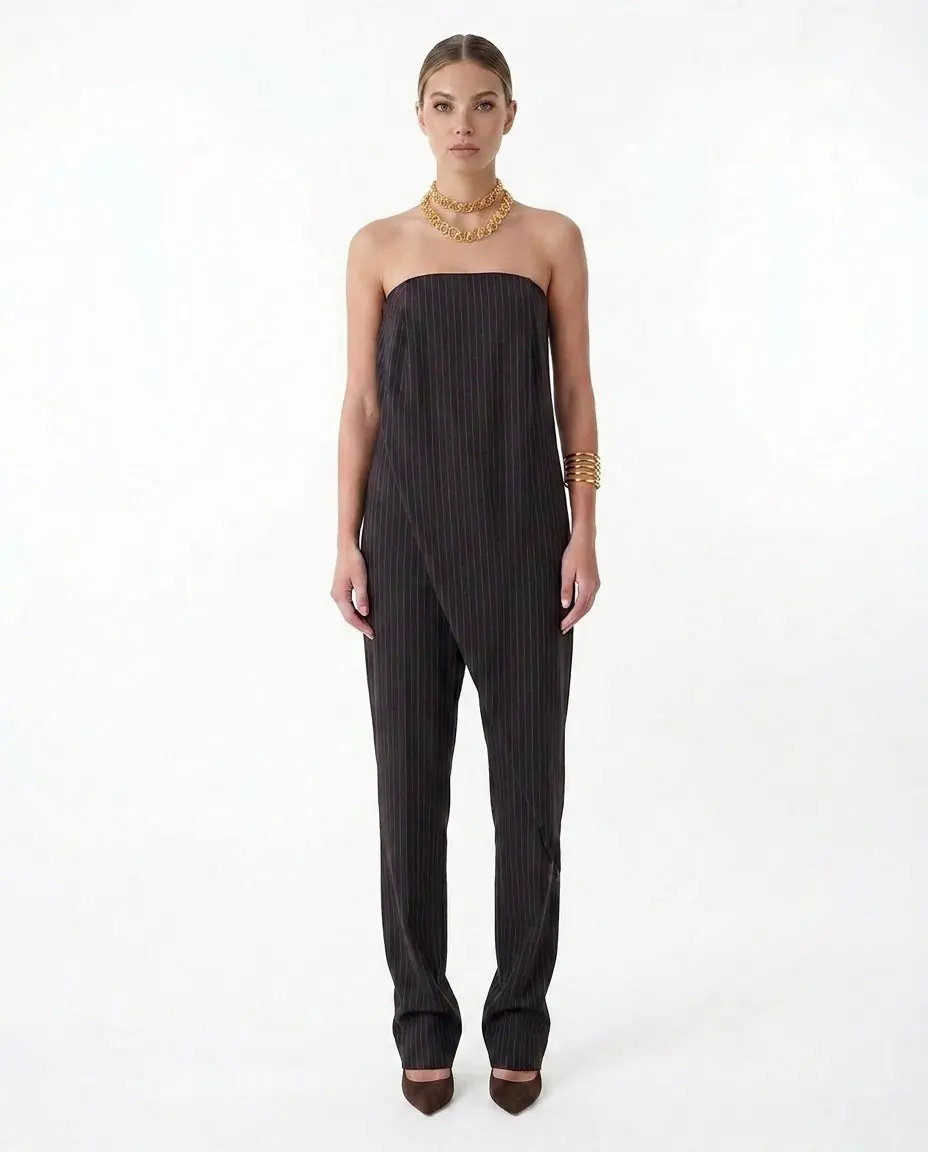 Salopete Pinstripe Jumpsuit - Img 3