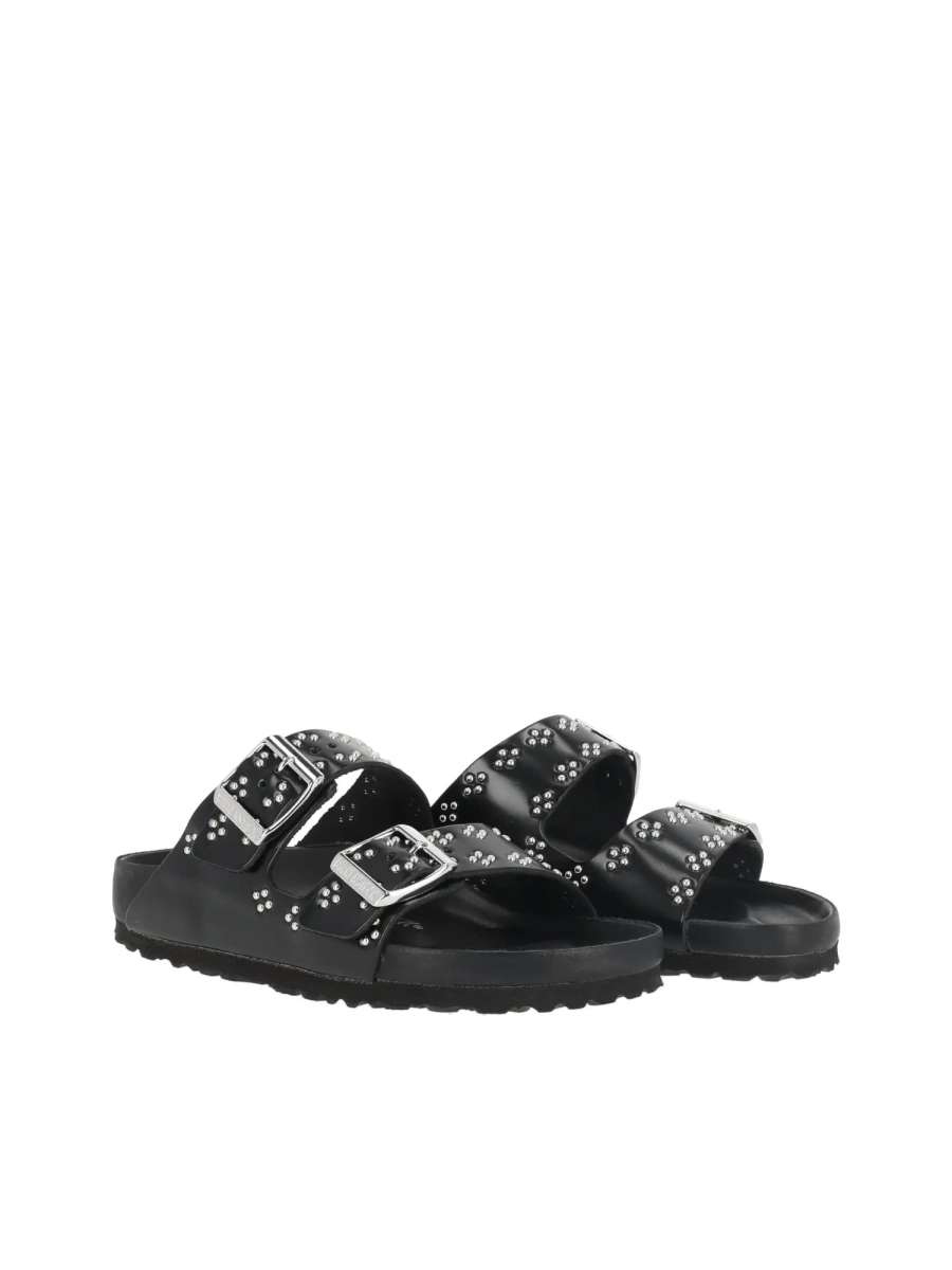 Sandale Arizona Rivet EXQ black, Amalfi Natural Leather, Narrow Fit - Img 2