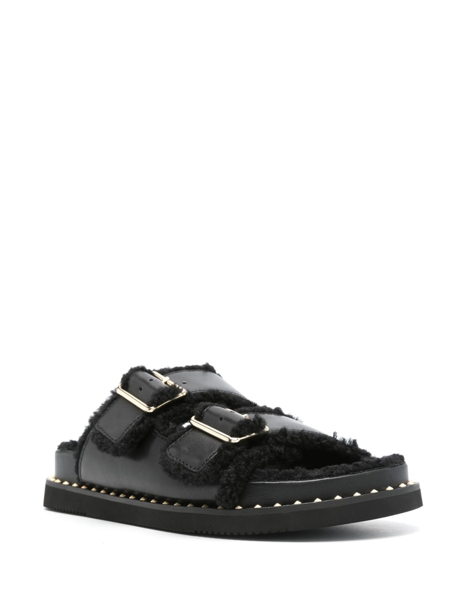 Sandale ASH negre din piele - Img 2