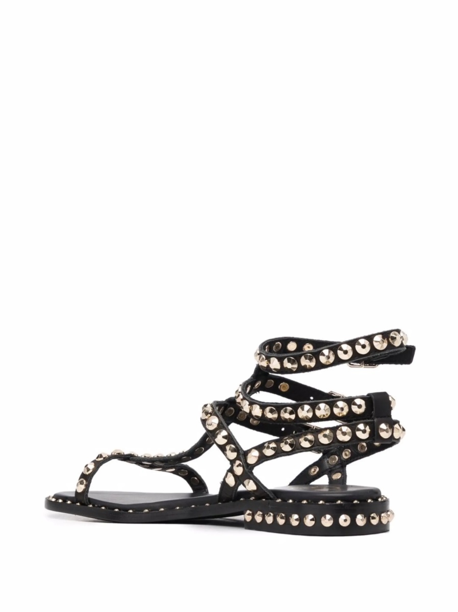 Sandale ASH negre din piele - Img 3