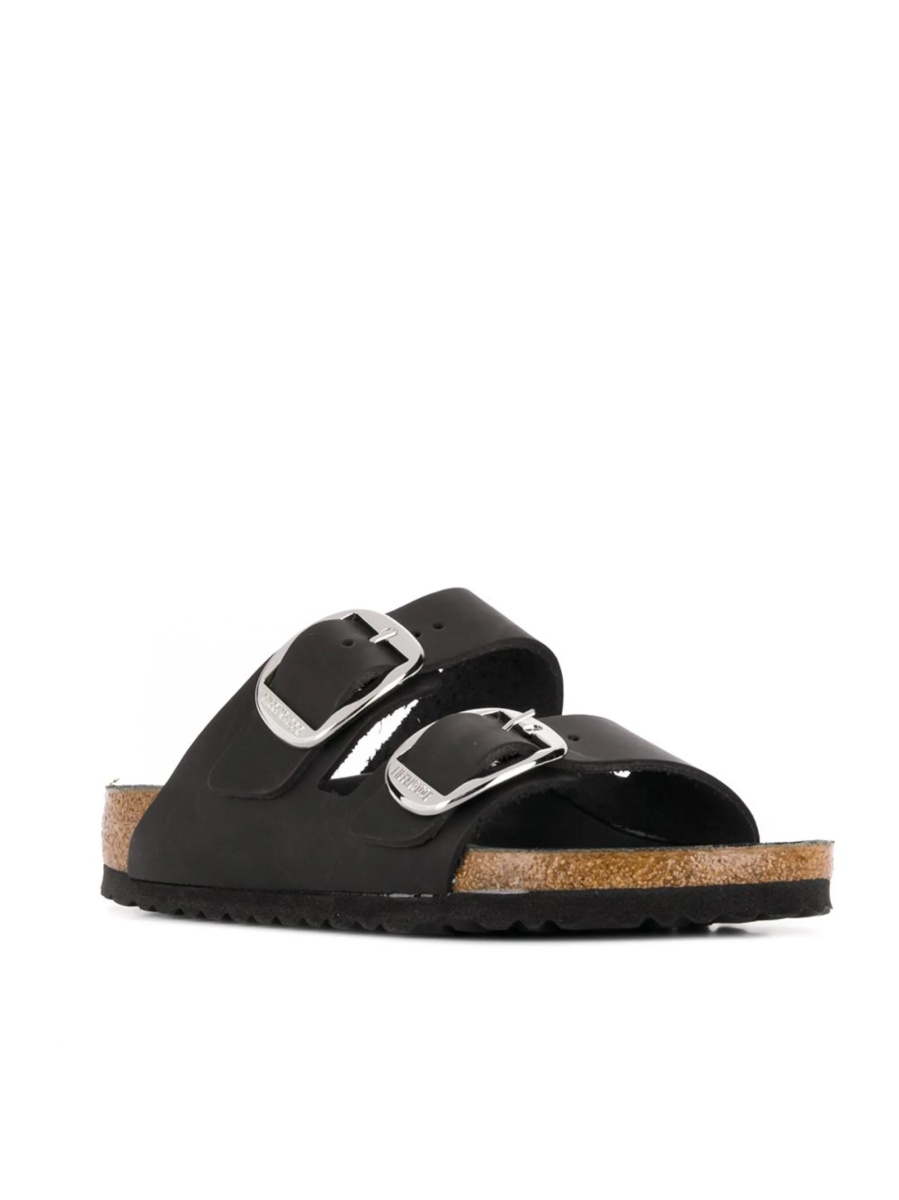 Sandale Birkenstock arizona negre din piele - Img 2
