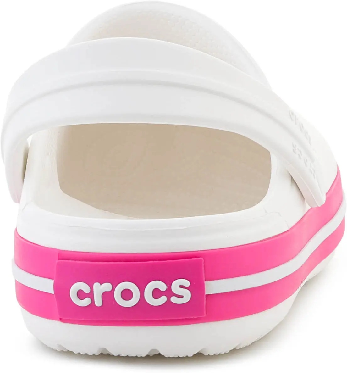 Sandale CROCBAND KIDS CLOG WHITE/PINK CRUSH - Img 5