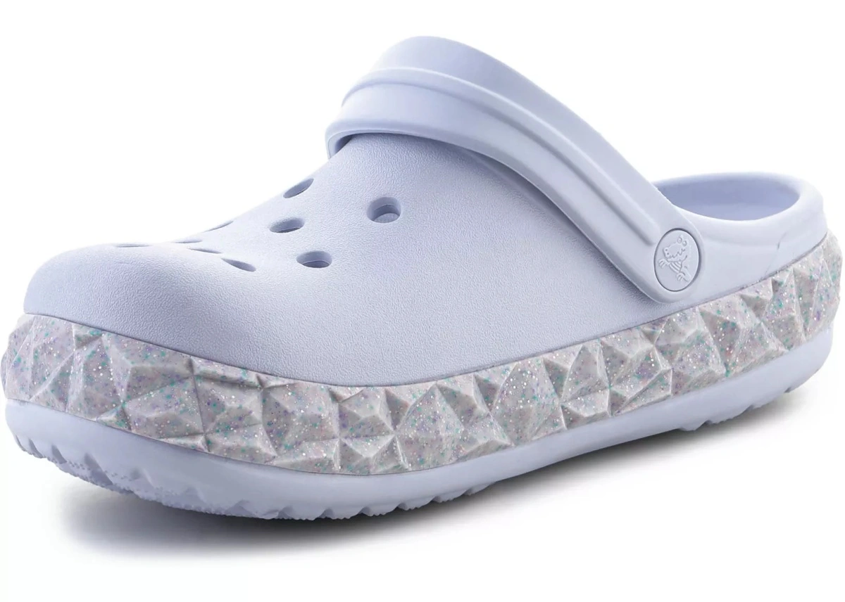 Sandale Crockband Geometric Glitter Band Clog Kids - Img 3