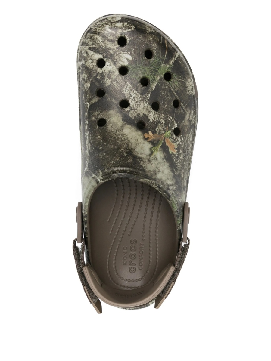 Sandale Crocs verzi din plastic - Img 4
