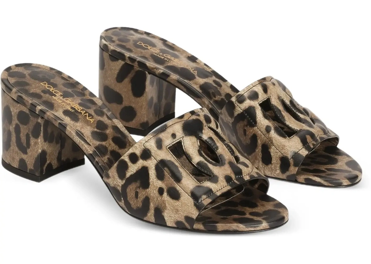 Sandale Leopard print leather Mules - Img 5