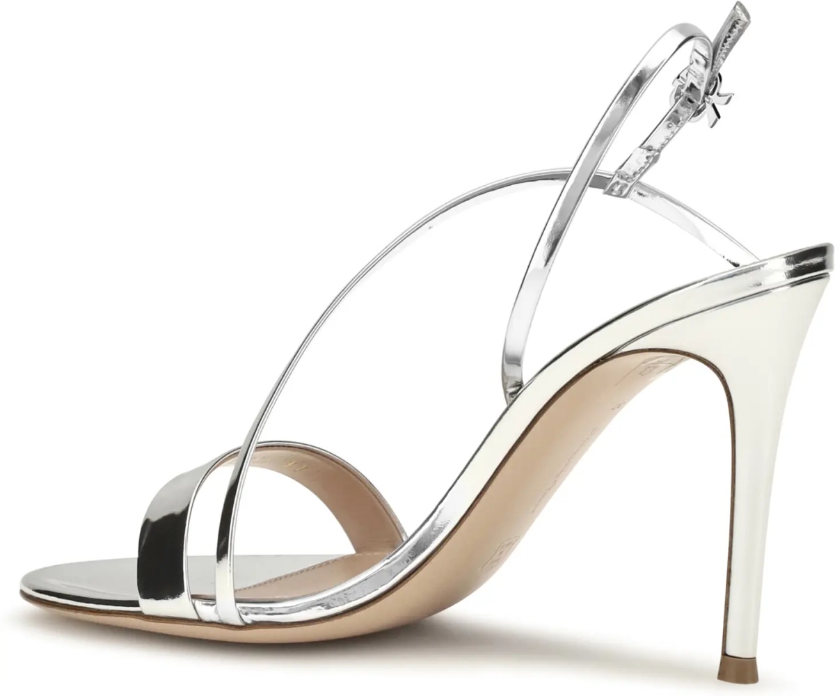 Sandale Manhattan metallic-effect leather Sandals - Img 3