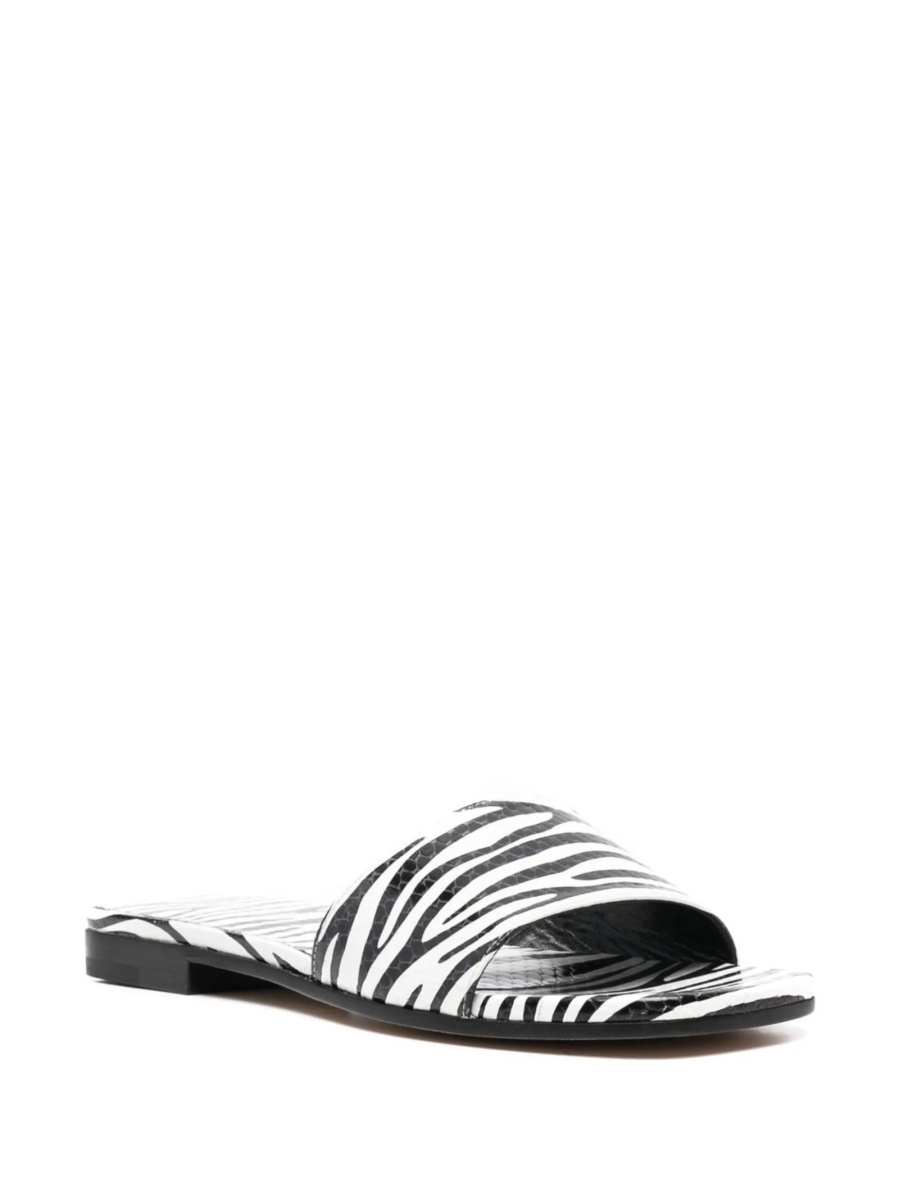 Sandale Paris Texas negre din piele - Img 2