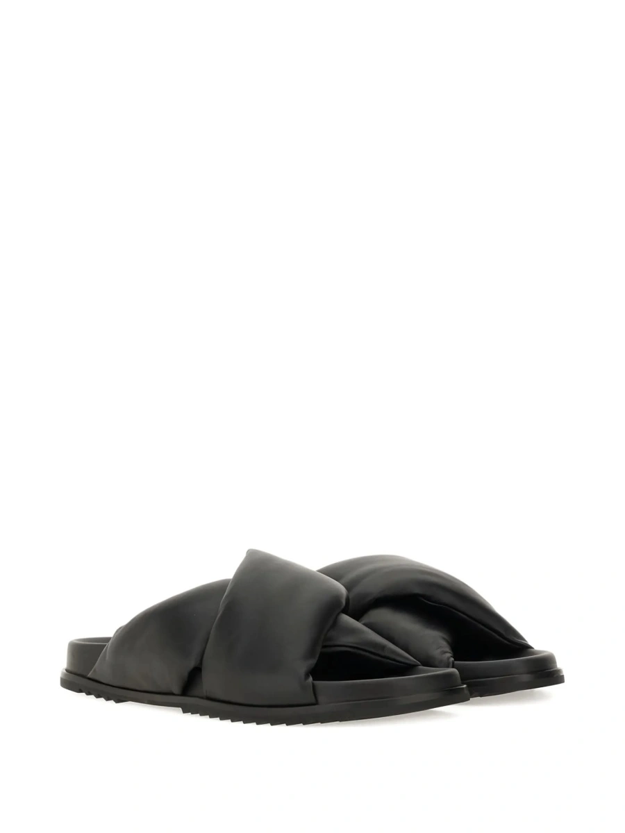 Sandale Rick Owens negre din piele - Img 2