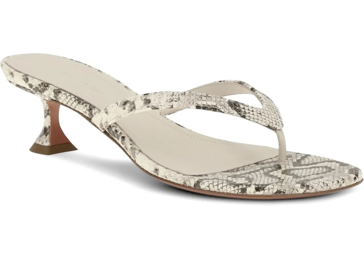 Sandale Snake-print Juliette Thong Sandals - Img 5